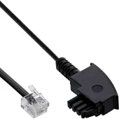 InLine TAE-F kabel voor DSL-splitter, TAE-F ST naar Western 6/2 DEC ST, 25m