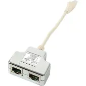 Techtube Pro Netwerk splitter - RJ45 male naar 2x RJ45 female - Cat 5 - 2 stuks