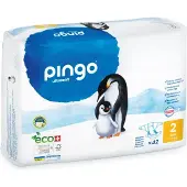Pingo Size 2 Ecological Diapers Mini 42 Units Transparant