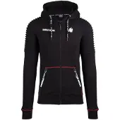 Gorilla wear Sportsweatshirt 'Georgia ' bloedrood / zwart / wit