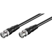 Microconnect Goobay BNC-videokabel RG59 van 2 m, dubbel afgeschermd, 75 ohm