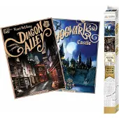 Abysse Corp HARRY POTTER - Set 2 Posters - Retro Hogwarts&Diagon (52x38)