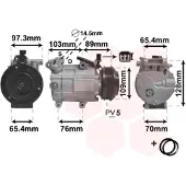 VAN WEZEL 1800K391 Aircopomp