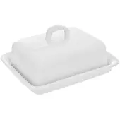 Orion - Witte Keramische Botervloot - 16x12,5x9 cm - Vaatwasserbestendig