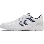 Hummel Sportschoen 'COURT CONTROL II' navy / grijs gemêleerd / limoen / wit