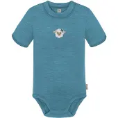 Normani Rompertje/body 'Tihoi' blauw / gemengde kleuren