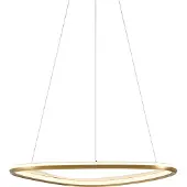 QAZQA Design hanglamp goud 3-staps dimbaar - Organico