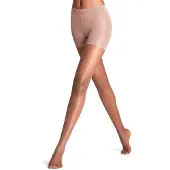 Falke Invisible Deluxe Shaping figuurvormend materiaal transparent 8 DEN panty dames bruin - maat M-L