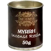 Ancient Wisdom AW incense - mirre - wierookhars - kartonnen blik - 1 blikje 50gr - myrrh - wierookkorrels