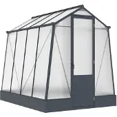 Westmann Aurora 68 tuinkas met fundering antraciet 248x188 cm