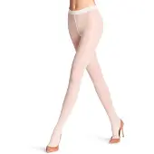 Falke Mystical Wave gedessineerd materiaal transparent 20 DEN panty dames wit - maat L