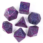 HOT Games Dobbelst.Set Jumbo Kasteel Paars 7dlg