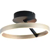 Freelight Plafondlamp Pilota Ø 40 cm zwart goud