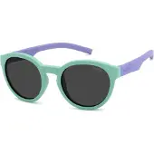 Polaroid Kids Zonnebril PLD 8019/S Flexibele Kinderen Blauw Polariserend