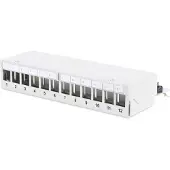 Digitus DN-93706 12 poorten Netwerkpatchpaneel Zonder connectoren 1 HE Meerdere kleuren Niet ingericht