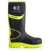 Buckbootz Bbz8000 S5s Werklaars Zwart/geel | Maat: 39