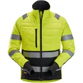 Snickers 8134 AllroundWork High-Vis Licht Gewatteerd Jack Klasse 2 High-Vis Geel/Zwart maat 3XL heren