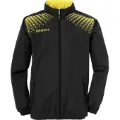 Uhlsport Regenjas voor heren, zwart/limoengeld, maat 3XL