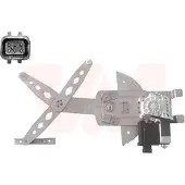 VAN WEZEL RAAMMECHANISME RECHTS VOOR ELEKTRISCH inclusief MOTOR 4-deurs OPEL ASTRA H Met Comfort 3745262 Van Wezel voor o.a. OPEL