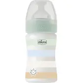Chicco zuigfles Siliconen Well Being 150ml groen