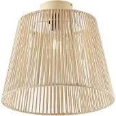 QAZQA Japandi buiten plafondlamp met beige touw IP54 - Jayla