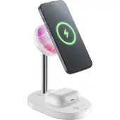 Cellularline 8018080491917 Headset, Universeel Wit AC Draadloos opladen Snel opladen Binnen