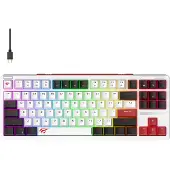 Havit KB902L toetsenbord Gamen USB QWERTY Zwart, Rood, Wit
