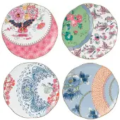 Wedgwood - Butterfly Bloom - Borden set/4