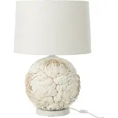 J-Line Table lamp shell white large