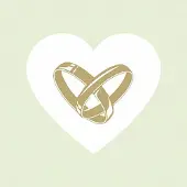 Ambiente - Lunch servetten - Love Rings Green