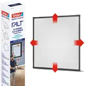 TESA Raamhor Insectstop - Aluminium - Antraciet - Verstelbaar 80x80cm Tot 140x140cm