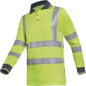 SIOEN Olgiata 3883a2mv1 Poloshirt Signalisatie Lange Mouw Regular Fit | Maat: L