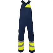Havep 20446 Amerikaanse Overall High Visibility+ Marine/Fluo Geel maat 52 heren