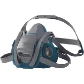 3M 6502QL Halfgelaatsmasker Siliconen