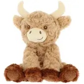 Keel Toys schotse hooglander koe - 15 cm - Dieren knuffelbeesten