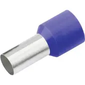 Cimco 187223 Adereindhulzen 2.5 mm² Deels geïsoleerd Blauw 100 stuk(s)
