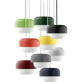 Dyberg Larsen Hanglampe , Haipot, dimbare, Geel, Woonkamer, Metaal, Scandinavisch