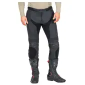 Rekurv C-10.01 Leren Combibroek Zwart 58 Mannen