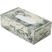 Ferm Living Tissuebox Mist Emerald Off-White
