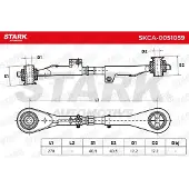 Stark SKCA-0051059 Draagarm