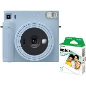 Fujifilm instax SQUARE SQ 1 Set Polaroidcamera Blauw Met ingebouwde flitser