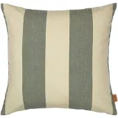 Ferm Living Tuinkussen Strand Outdoor Dark Lichen / Parchment (50 x 50 cm)
