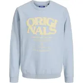 Jack & jones Sweatshirt lichtblauw / geel