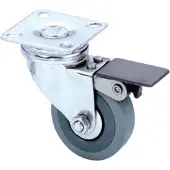 Adam hall 3703 draaiwiel 50 mm geremd, grijs wiel - Wiel