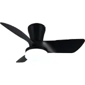 REALITY IMPORT Plafondventilator met ledlamp | Randers | Ø 76 cm | 2700-6000K | Zwart | 20W | Lighting
