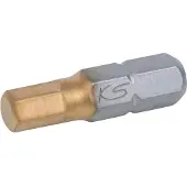 Ks Tools 911.3677 Inbus-bit Gereedschapsstaal Titanium gecoat C 6.3 5 stuk(s)