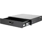 Adam hall 87402CL 19 inch rackschuiflade 2 HE Staal