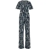 We fashion Jumpsuit marine / wit