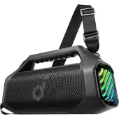 Soundcore Boom 2 Pro van Anker - Buitenspeaker - 140W - 2+2 kanalen - BassUp 2.0 - 20 uur speeltijd - Snelladen - IP68 waterdicht - RGB-verlichting - Powerbank - Bluetooth 5.3 - Draagbaar voor buiten
