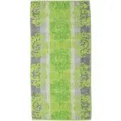 Cawö Handdoek Cawö Cashmere Jacquard Groen (set van 3)